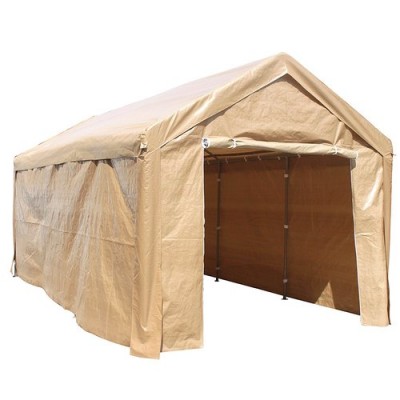 Aleko Heavy Duty Outdoor Canopy Carport Tent - 10 X 20 FT - White   565689905